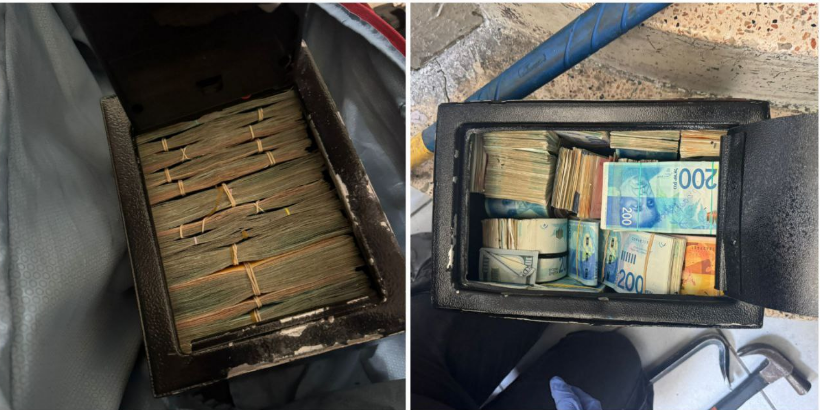 ضبط مئات الالف الشواكل بمطاردة لمشتبه من يافا